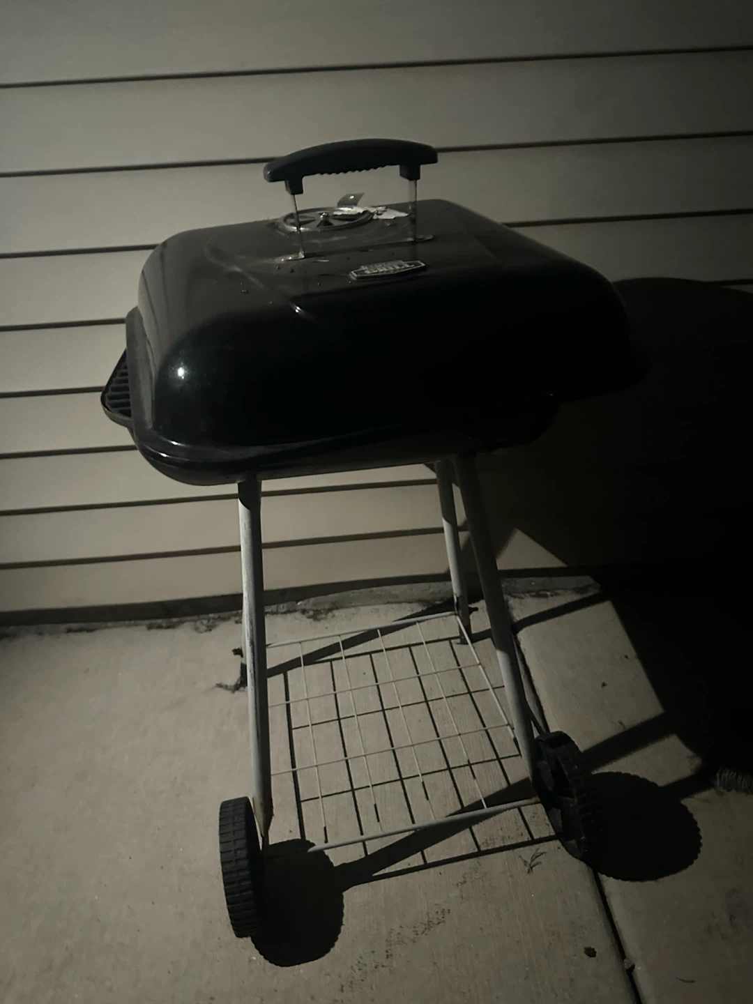 Black Portable Charcoal Grill
