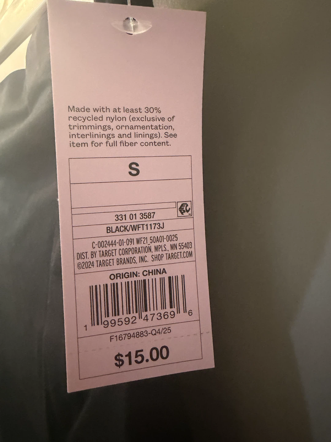 NWT! Wild Fable Black Strapless Tube Top Size S - photo 2