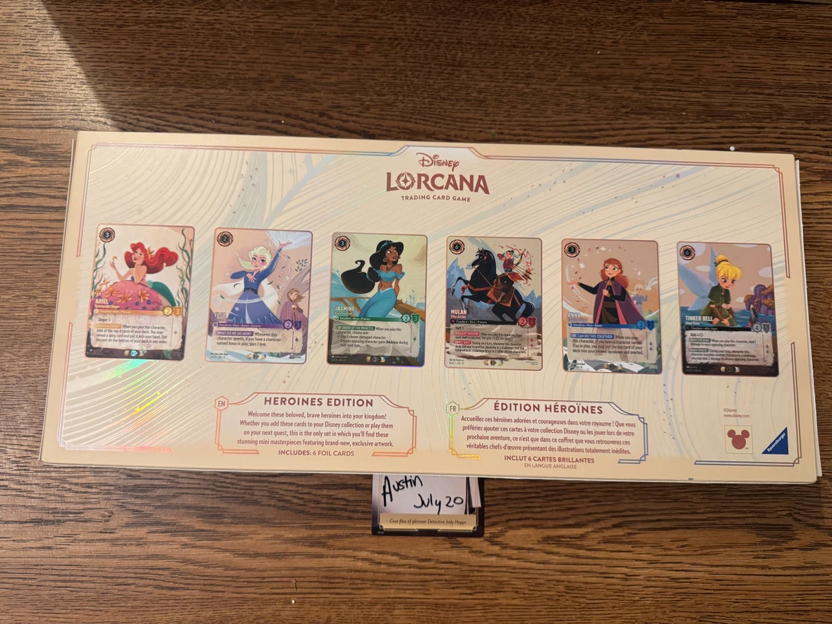 Disney Lorcana Heroines Edition Curator's Collection - photo 2