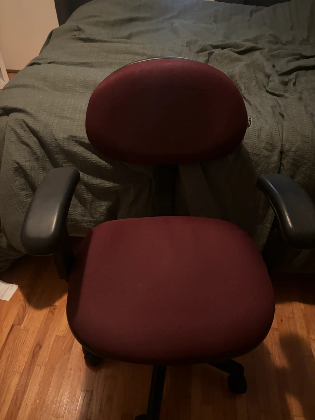 Maroon Office Chair - photo 2