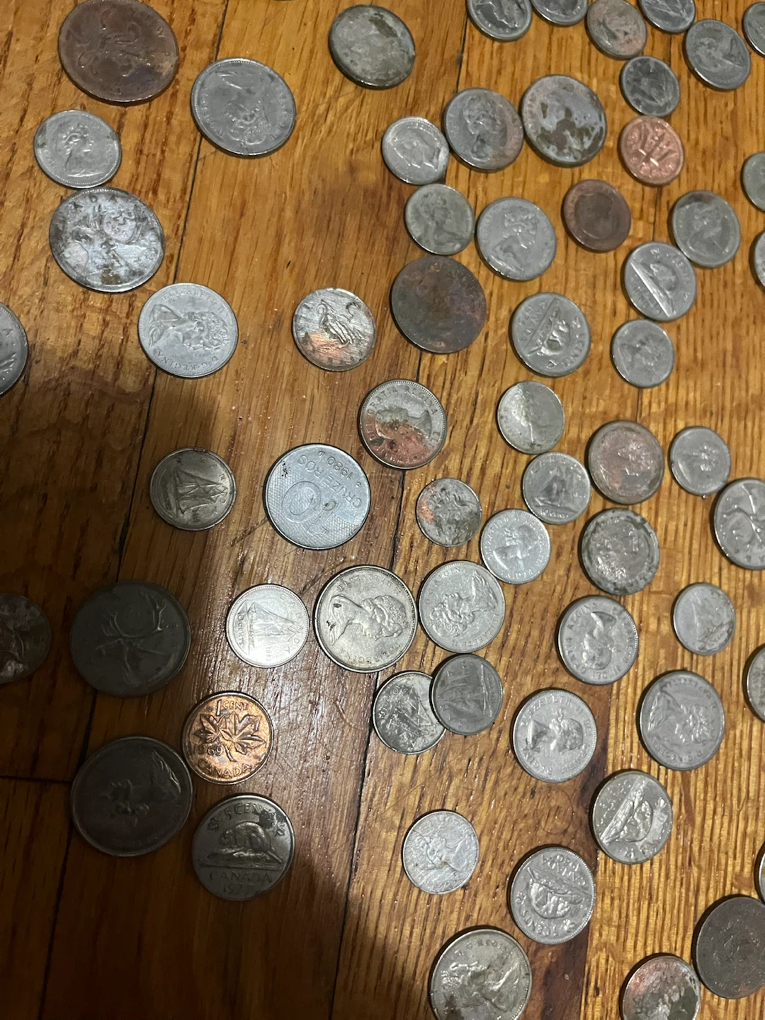 Assorted US and Canadian Coins
