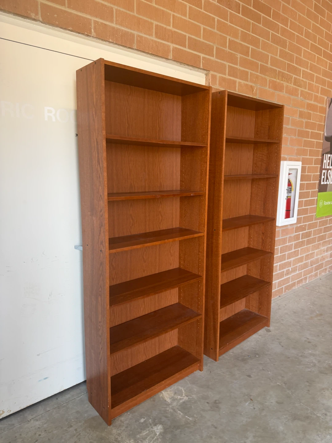 Set of 2 Tall Bookshelves - photo 3
