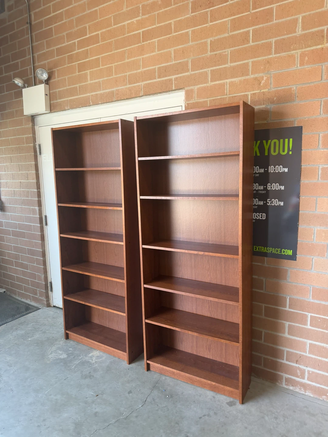 Set of 2 Tall Bookshelves - photo 5