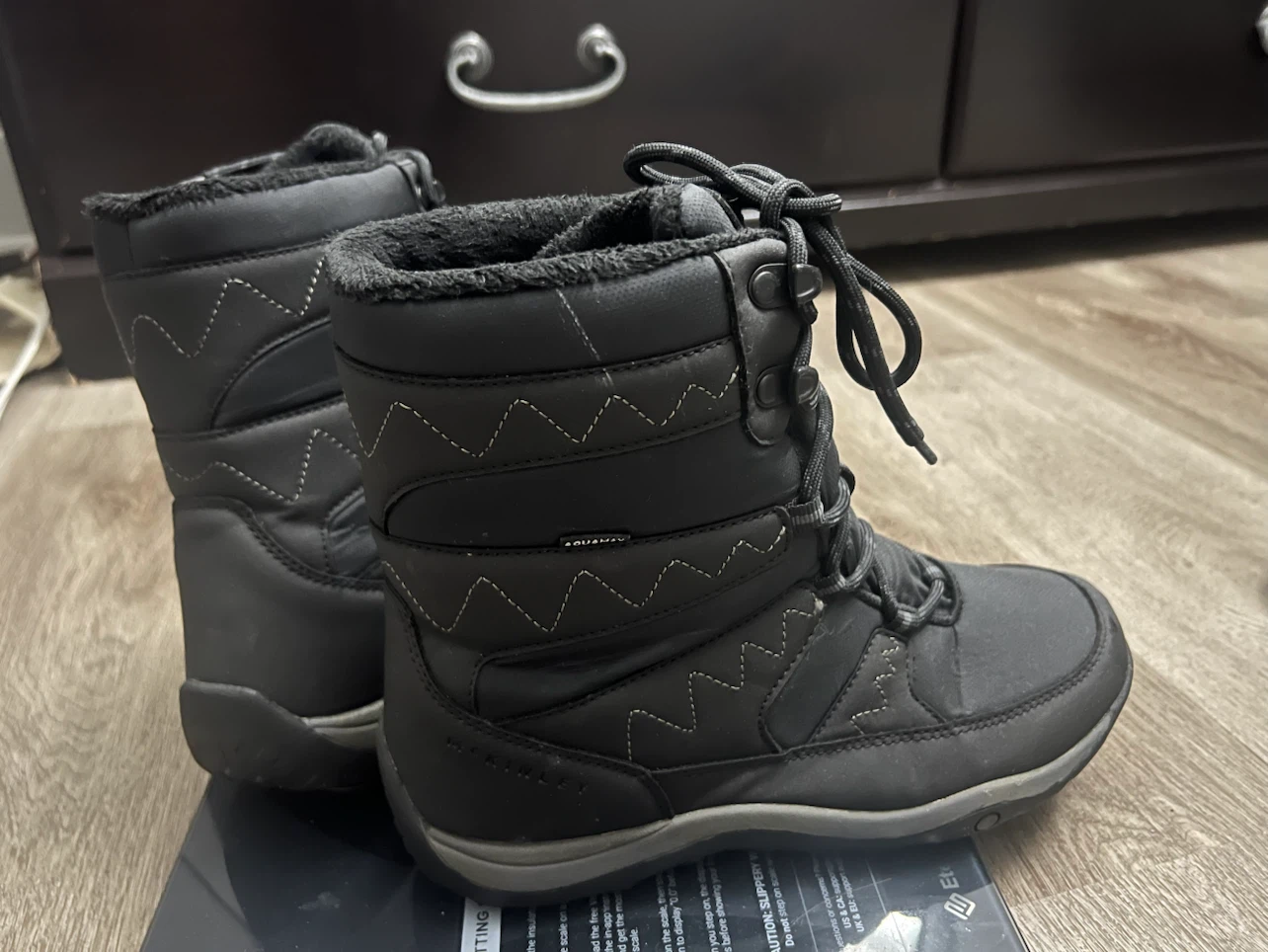 McKinley Black Winter Boots (7 inches -Height)