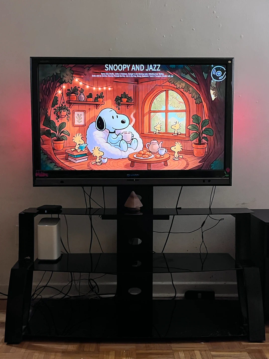 Sharp 42" LED Television and TV stand