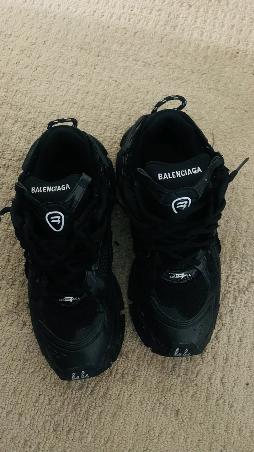 Led Balenciaga Black Sneakers