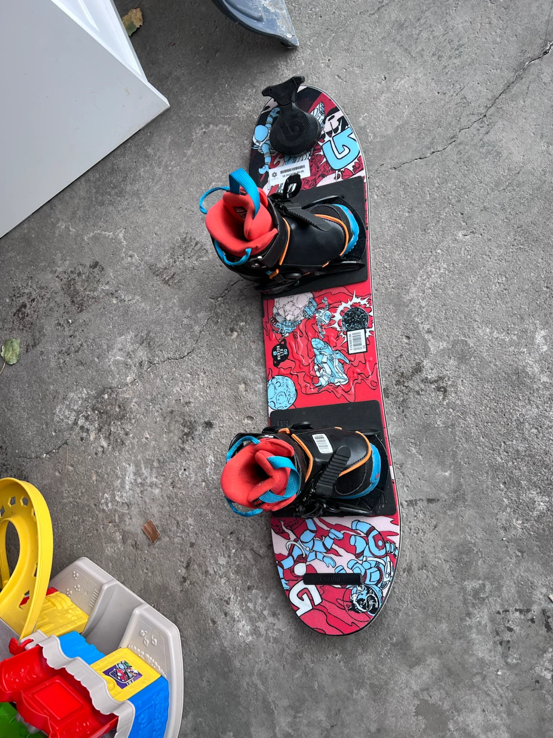 Burton Snowboard with Boots