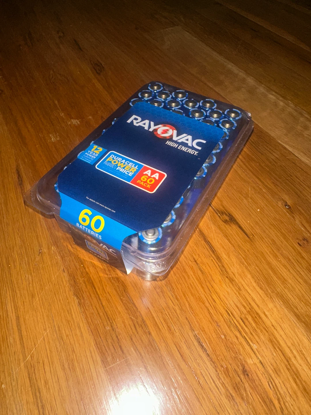 Rayovac High Energy AA Batteries - 60 Pack