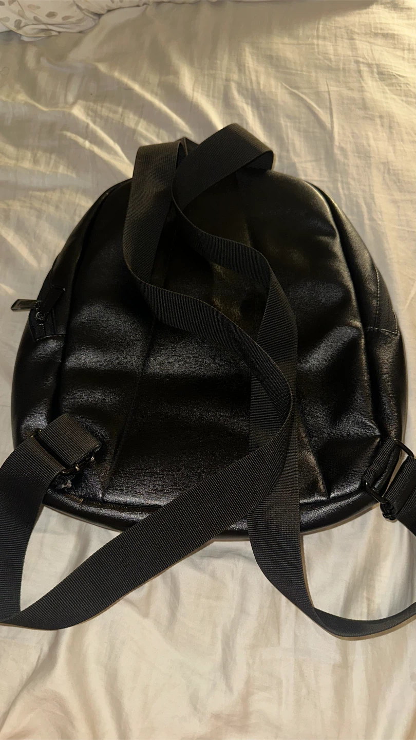 Puma Black Faux Leather Backpack - photo 2