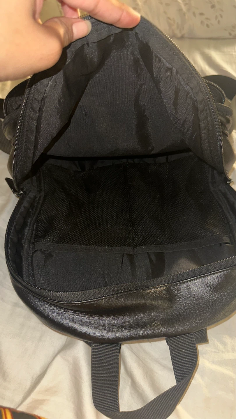 Puma Black Faux Leather Backpack - photo 4