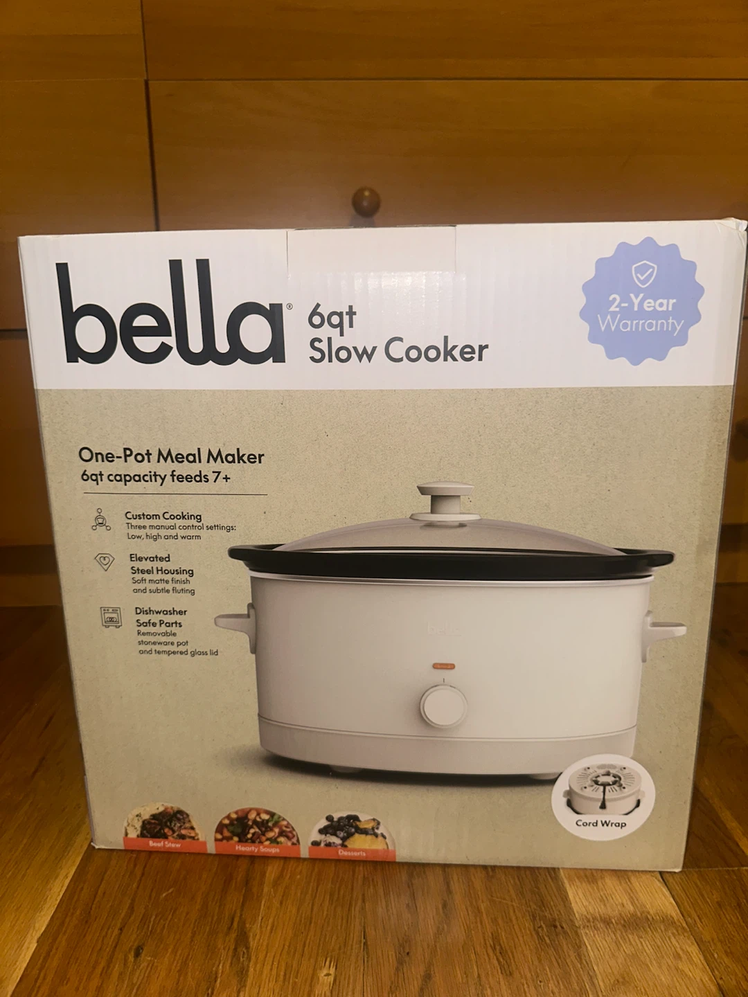 NEW Bella 6qt Slow Cooker - One-Pot Meal Maker - photo 3