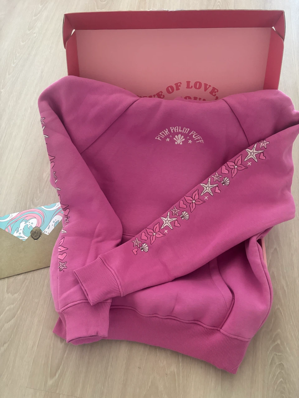 Pink Palm Puff x Disney Hoodie - photo 3