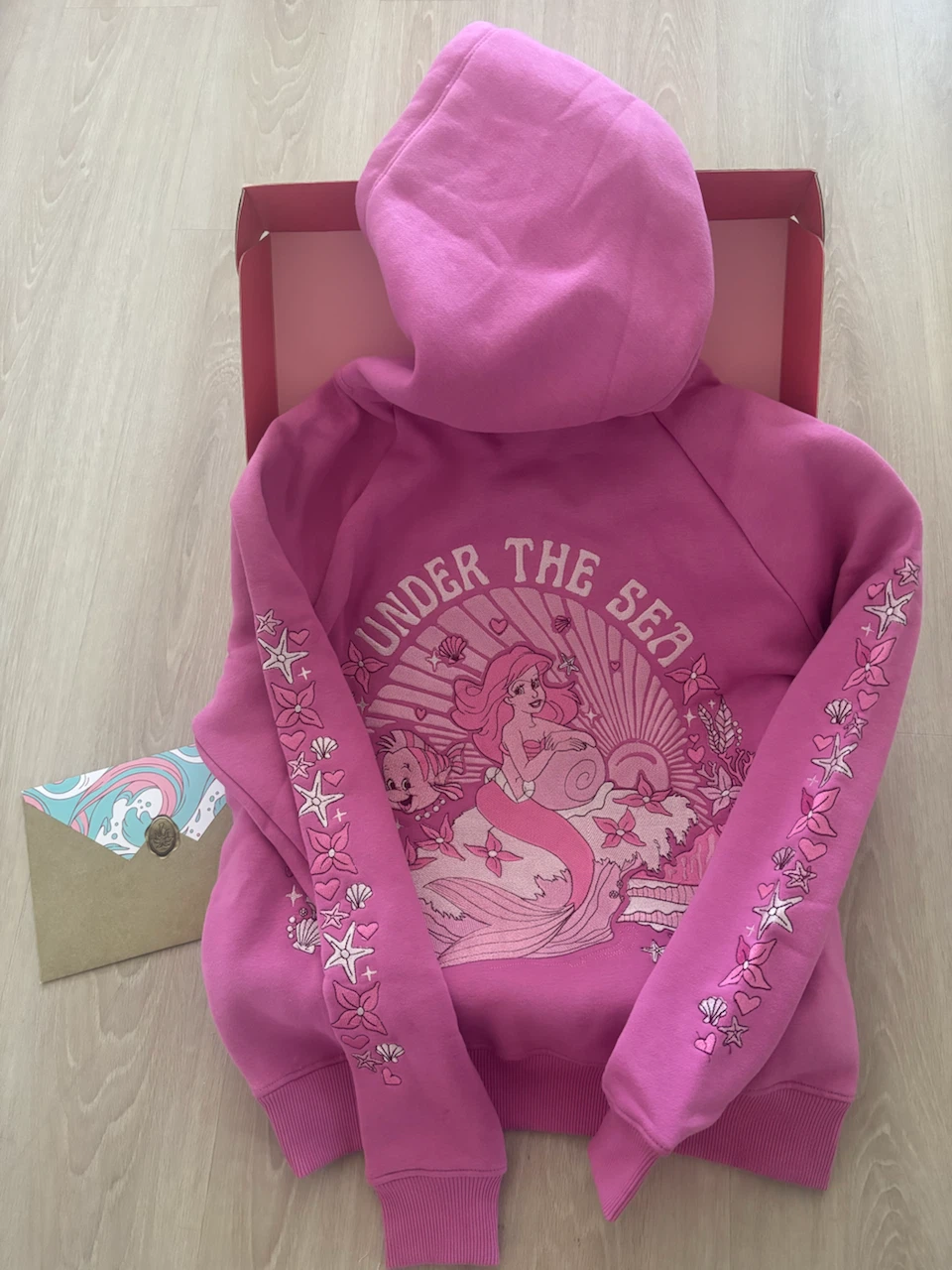 Pink Palm Puff x Disney Hoodie - photo 5