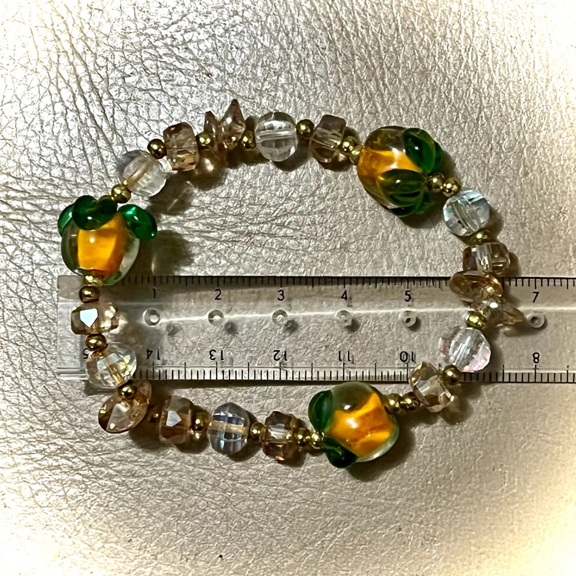 NEW Good Luck 🤞 Bracelet with Persimmon Charms - photo 2