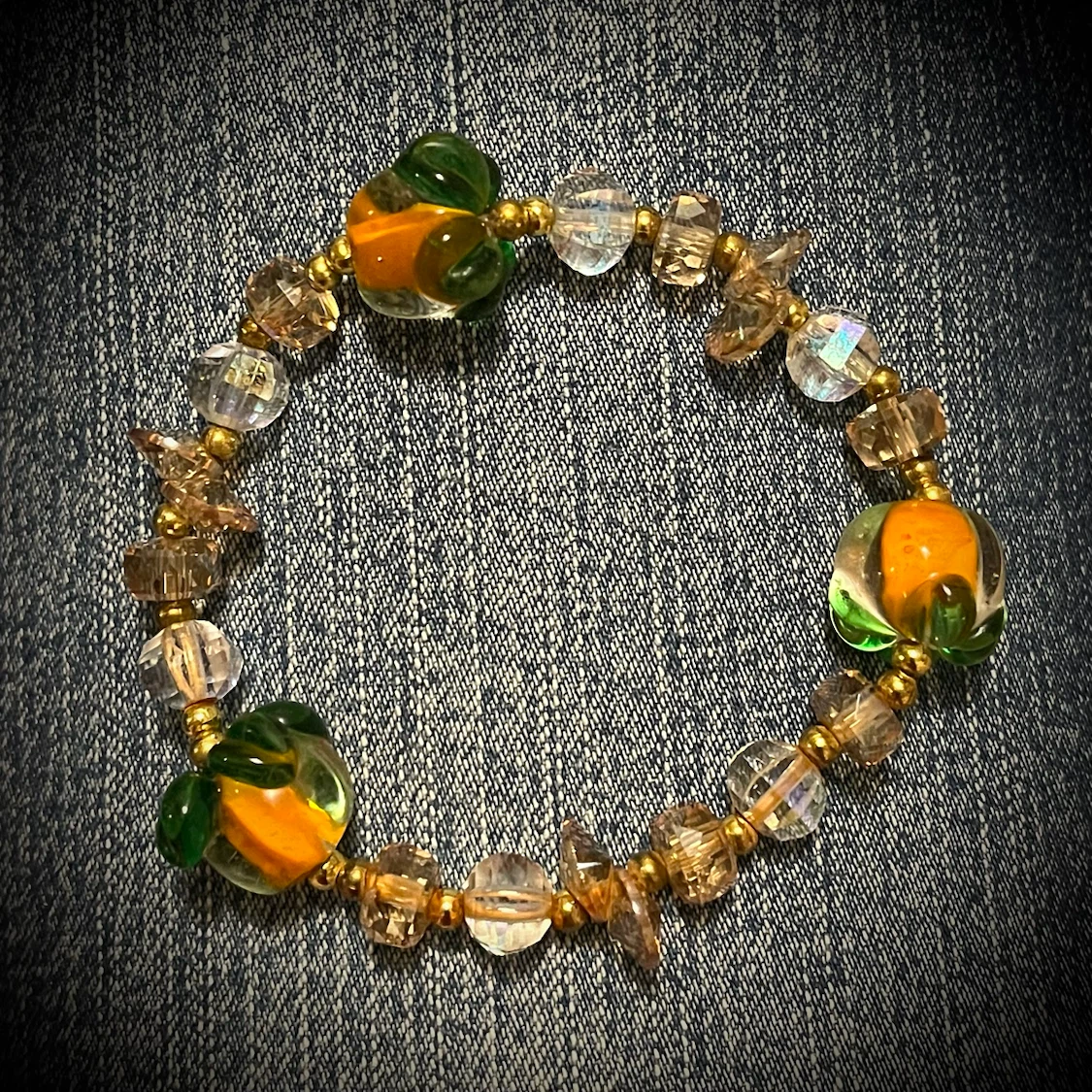 NEW Good Luck 🤞 Bracelet with Persimmon Charms - photo 3