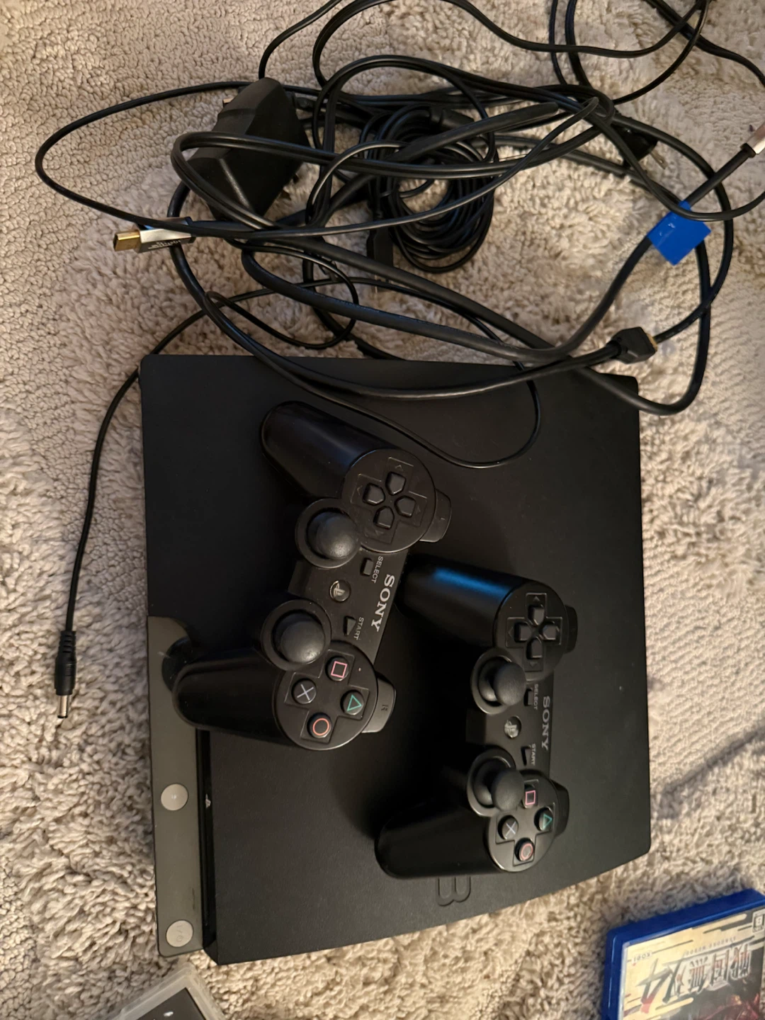 Sony PlayStation 3 (PS3) Console with 2 Controllers