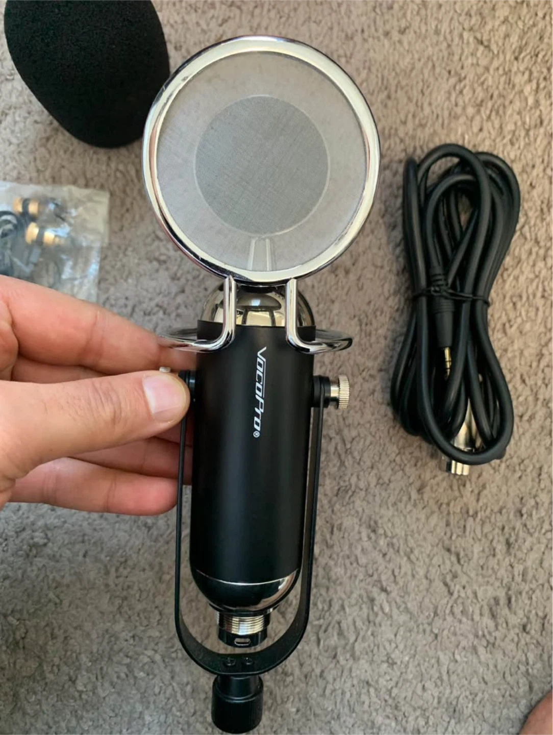 VocoPro Microphone with Accessories