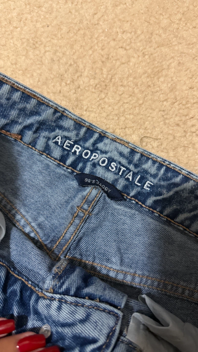 Aeropostale Women's Light Wash Ripped Jeans Size 2 - photo 2