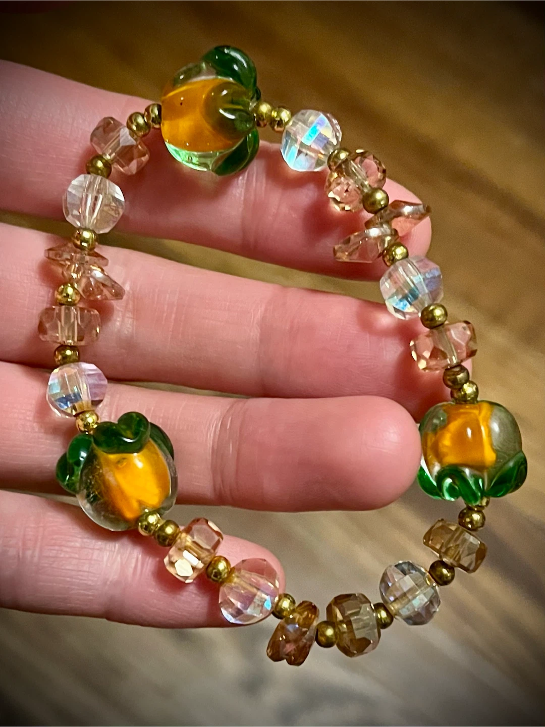 NEW Good Luck 🤞 Bracelet with Persimmon Charms