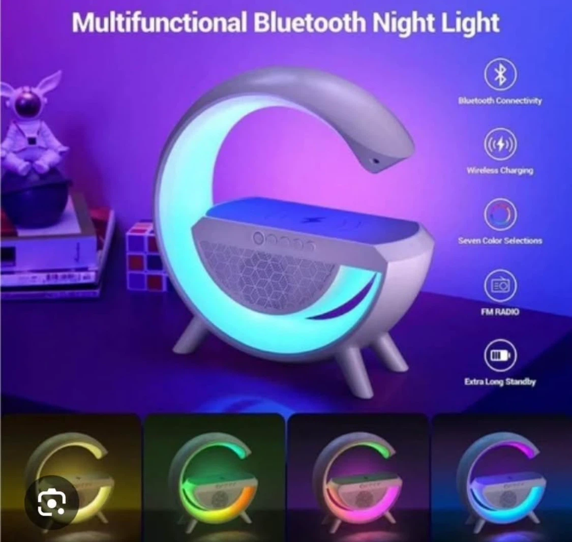 multifunctional night light offers Bluetooth connectivity