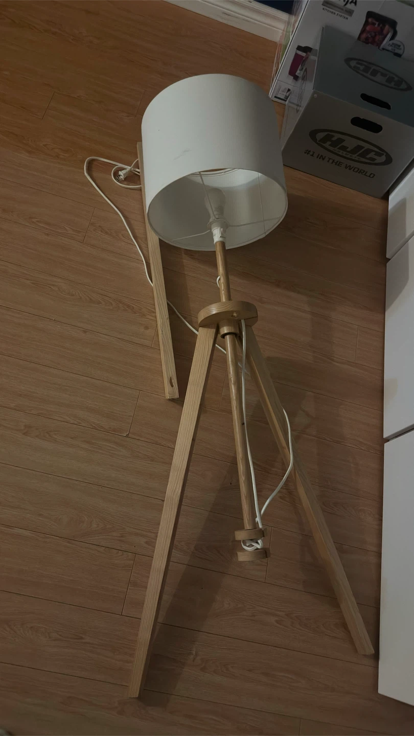 IKEA LAUTERS Floor Lamp Ash/White - photo 2