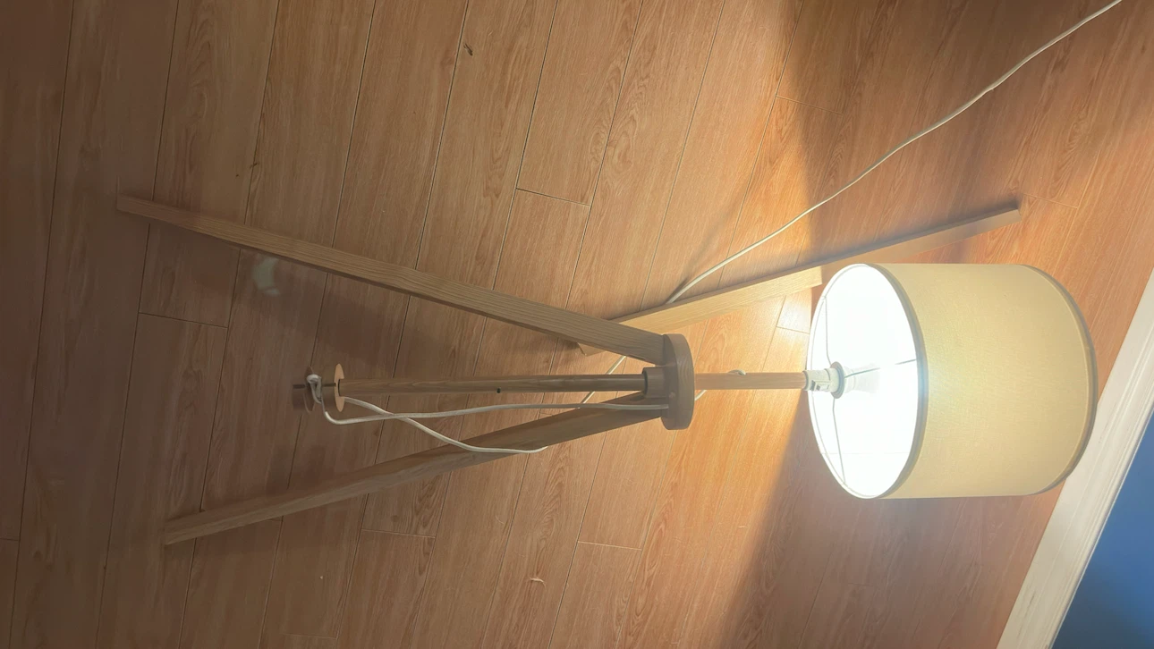 IKEA LAUTERS Floor Lamp Ash/White - photo 3