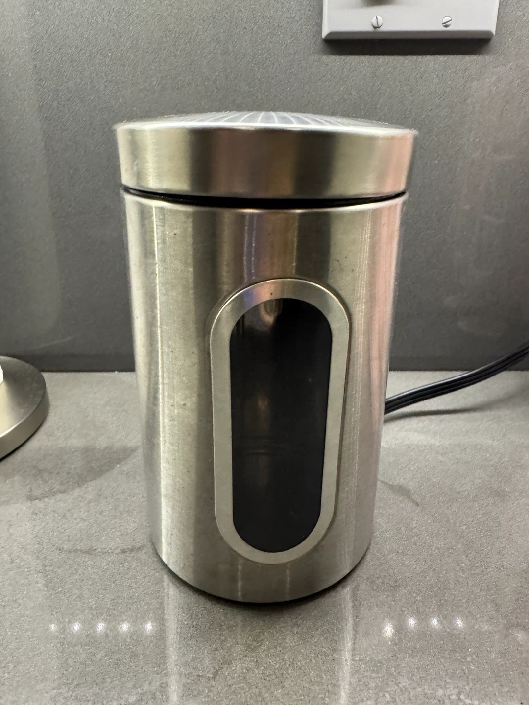 Stainless Steel Canister with Window