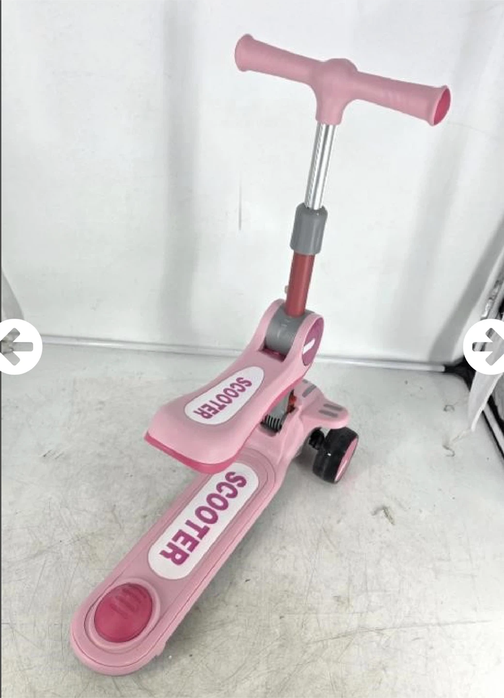 Keamaidy 2-in-1 Kids Scooter - Light Pink - photo 2
