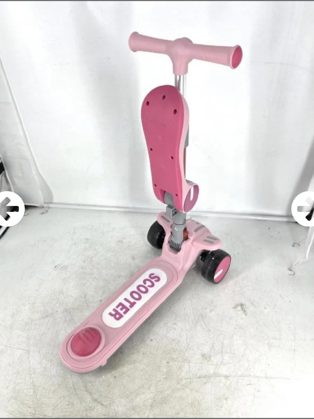 Keamaidy 2-in-1 Kids Scooter - Light Pink - photo 4