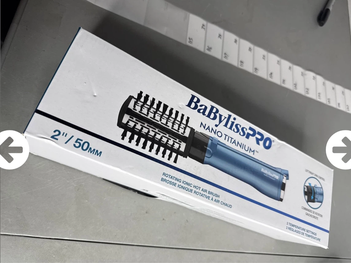 BaBylissPRO Nano Titanium 2" Ionic Rotating Hot Air Brush