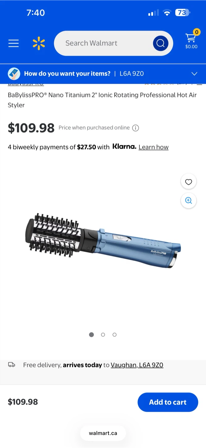 BaBylissPRO Nano Titanium 2" Ionic Rotating Hot Air Brush - photo 3