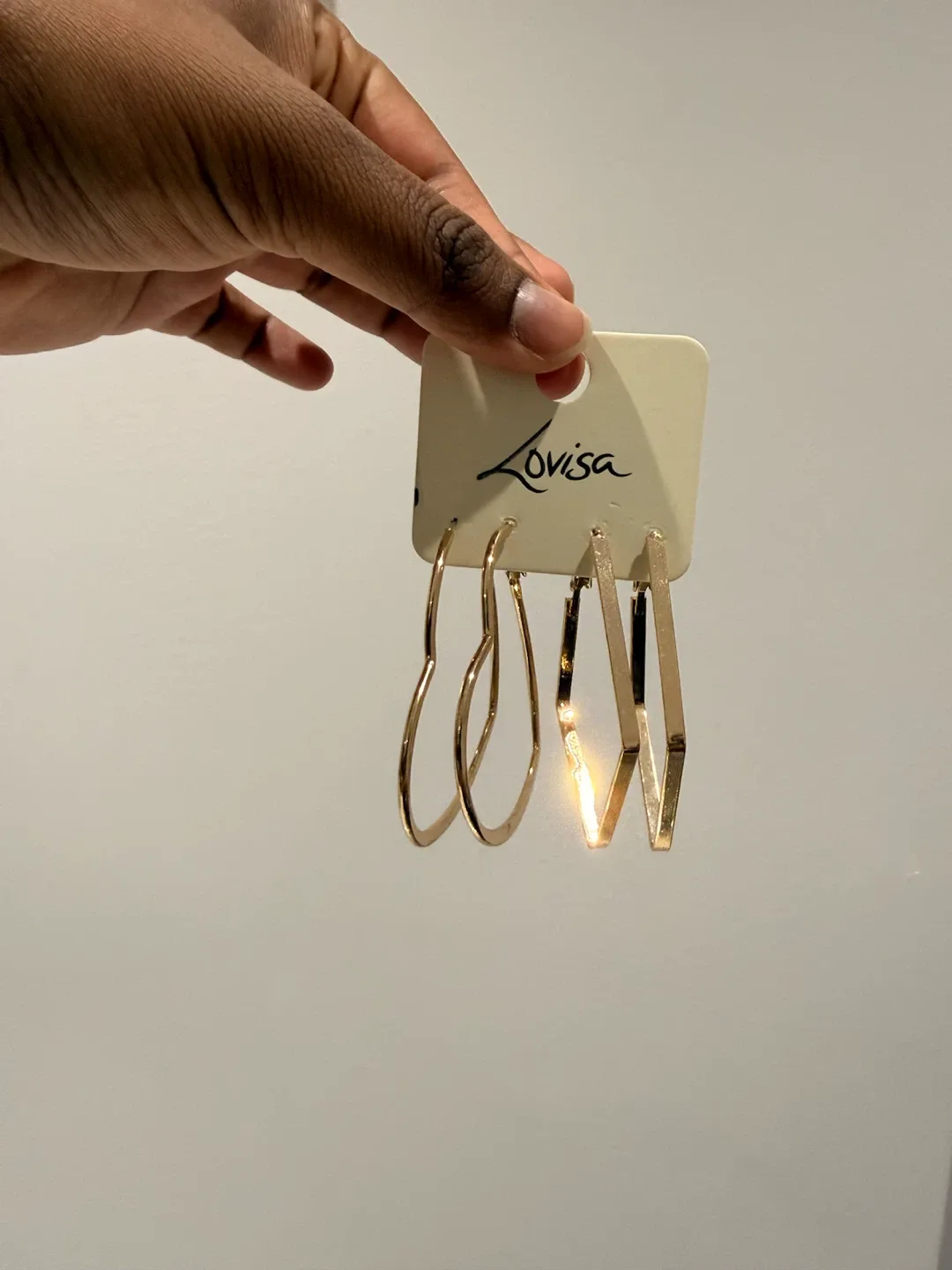 Lovisa Set of 3 Hoop Earrings - Gold Tone