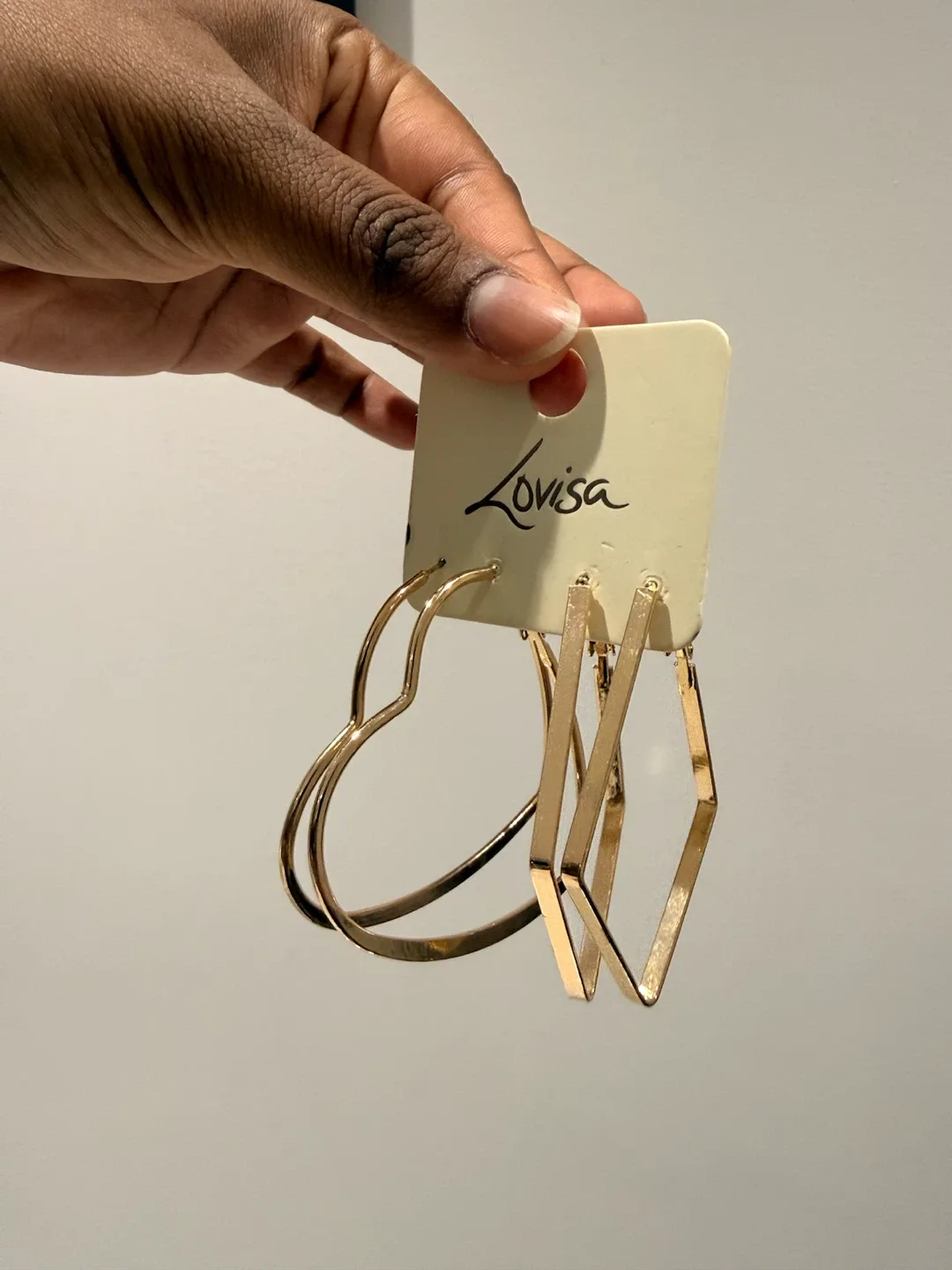 Lovisa Set of 3 Hoop Earrings - Gold Tone - photo 2