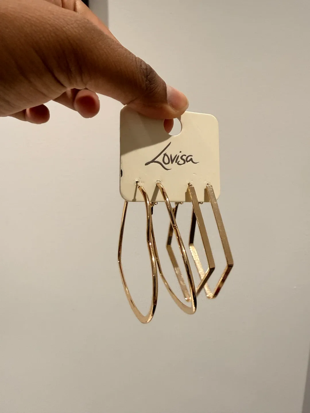 Lovisa Set of 3 Hoop Earrings - Gold Tone - photo 3