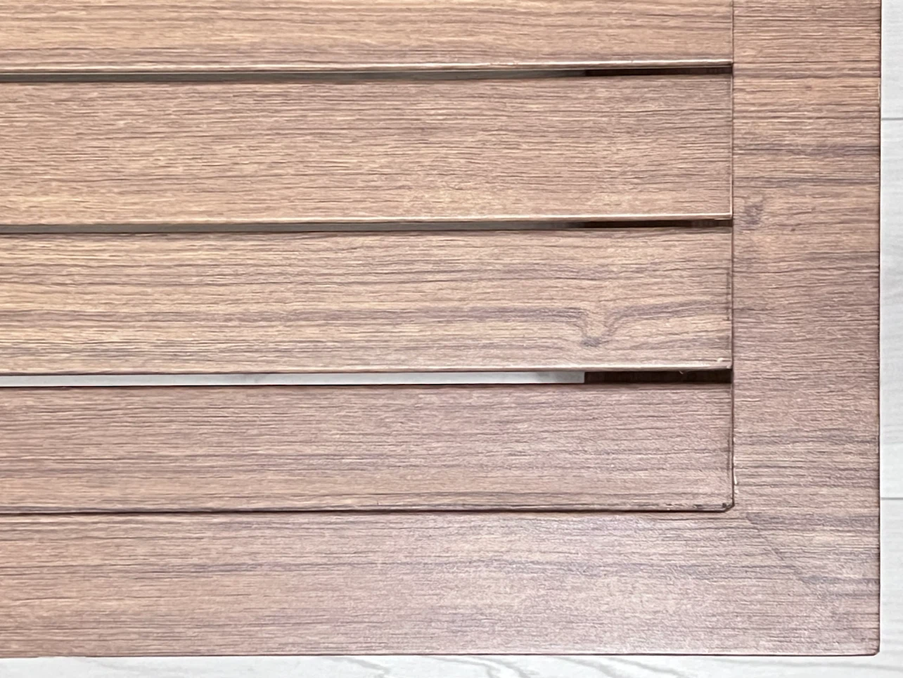 NEW Outdoor/Indoor Coffee table (Metal) - Wood grain look - photo 5