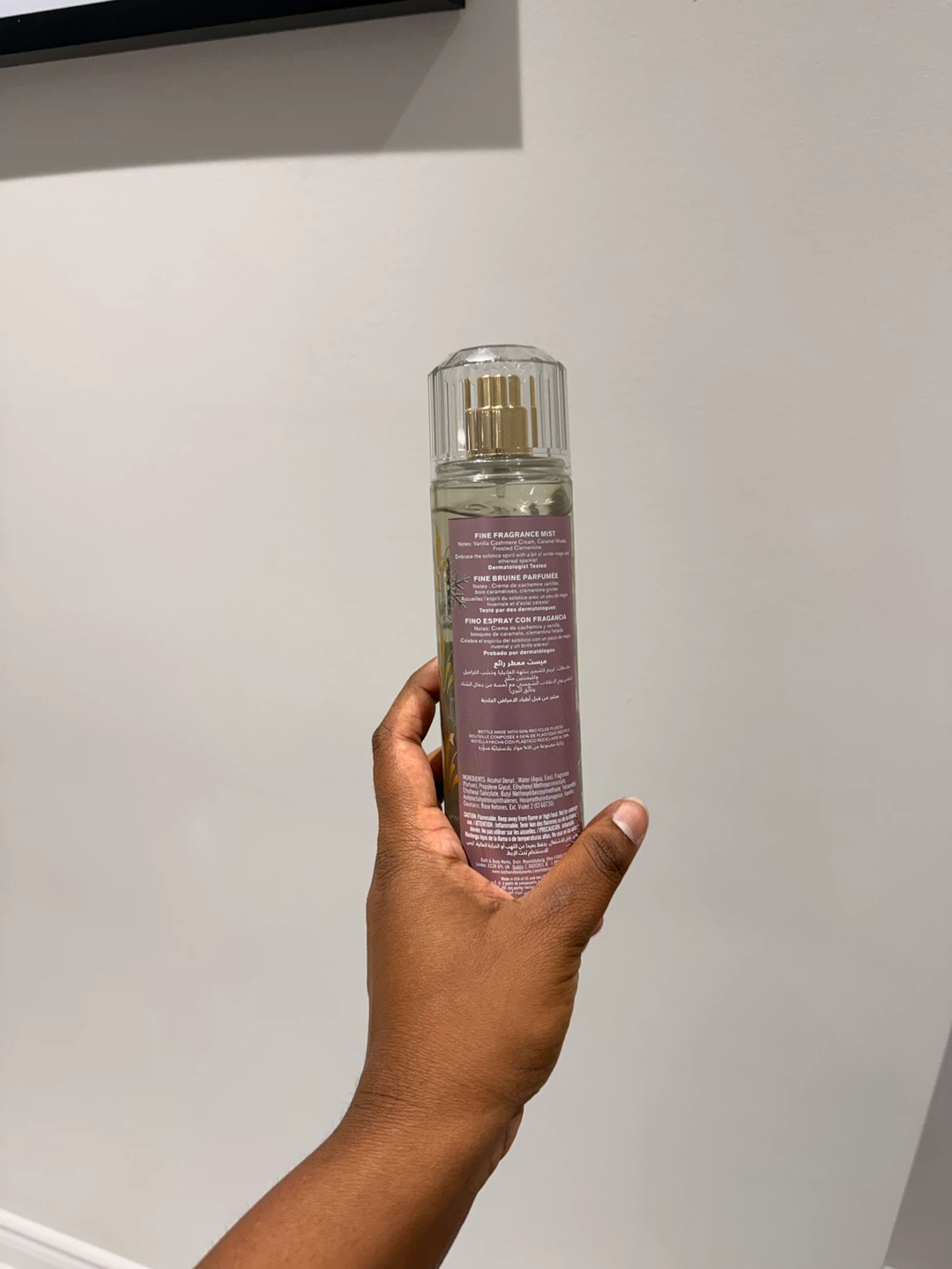 Bath & Body Works Snowflakes & Cashmere Fine Fragrance Mist 8 oz - photo 2