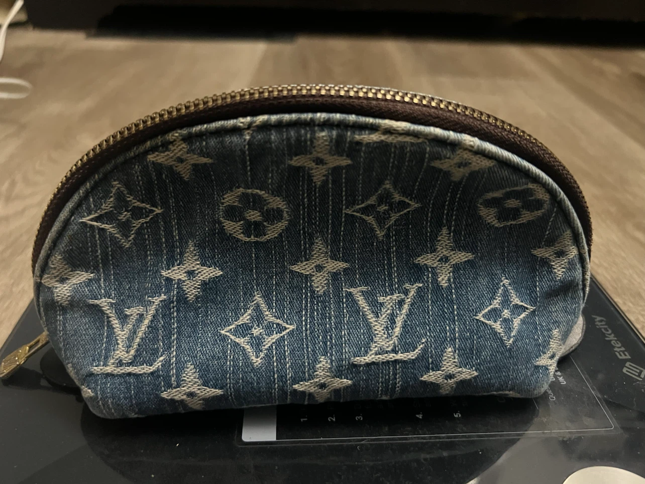 Louis Vuitton Denim Monogram Pouch - photo 2