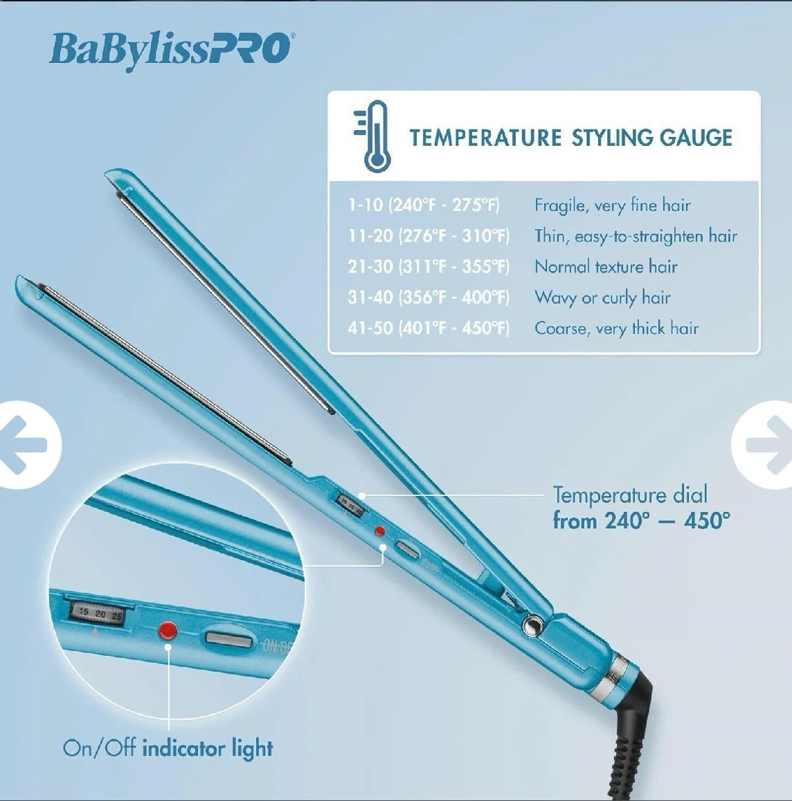 BaBylissPRO Nano Titanium 1" Flat Iron - photo 3