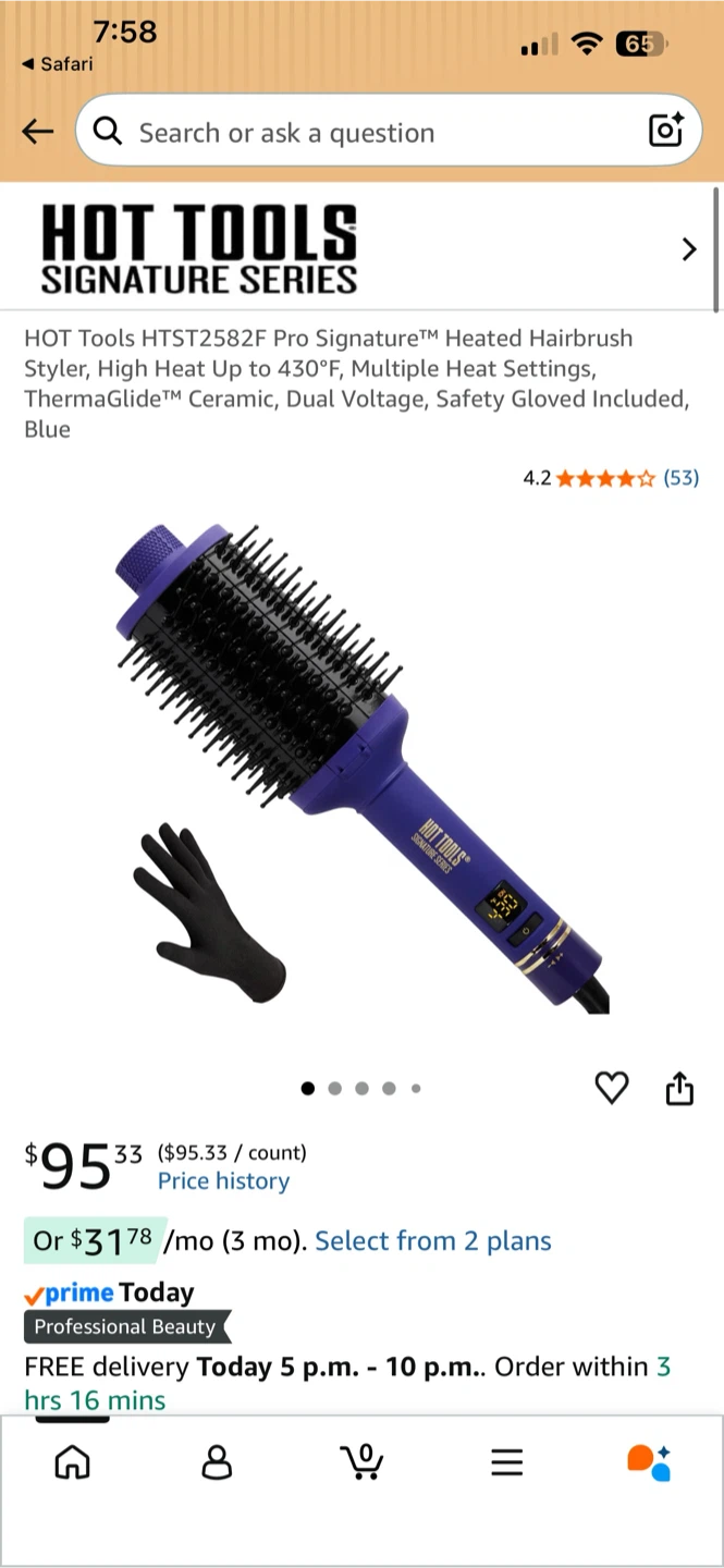 Hot Tools HTST2582F Pro Signature Heated Hairbrush Styler - photo 3