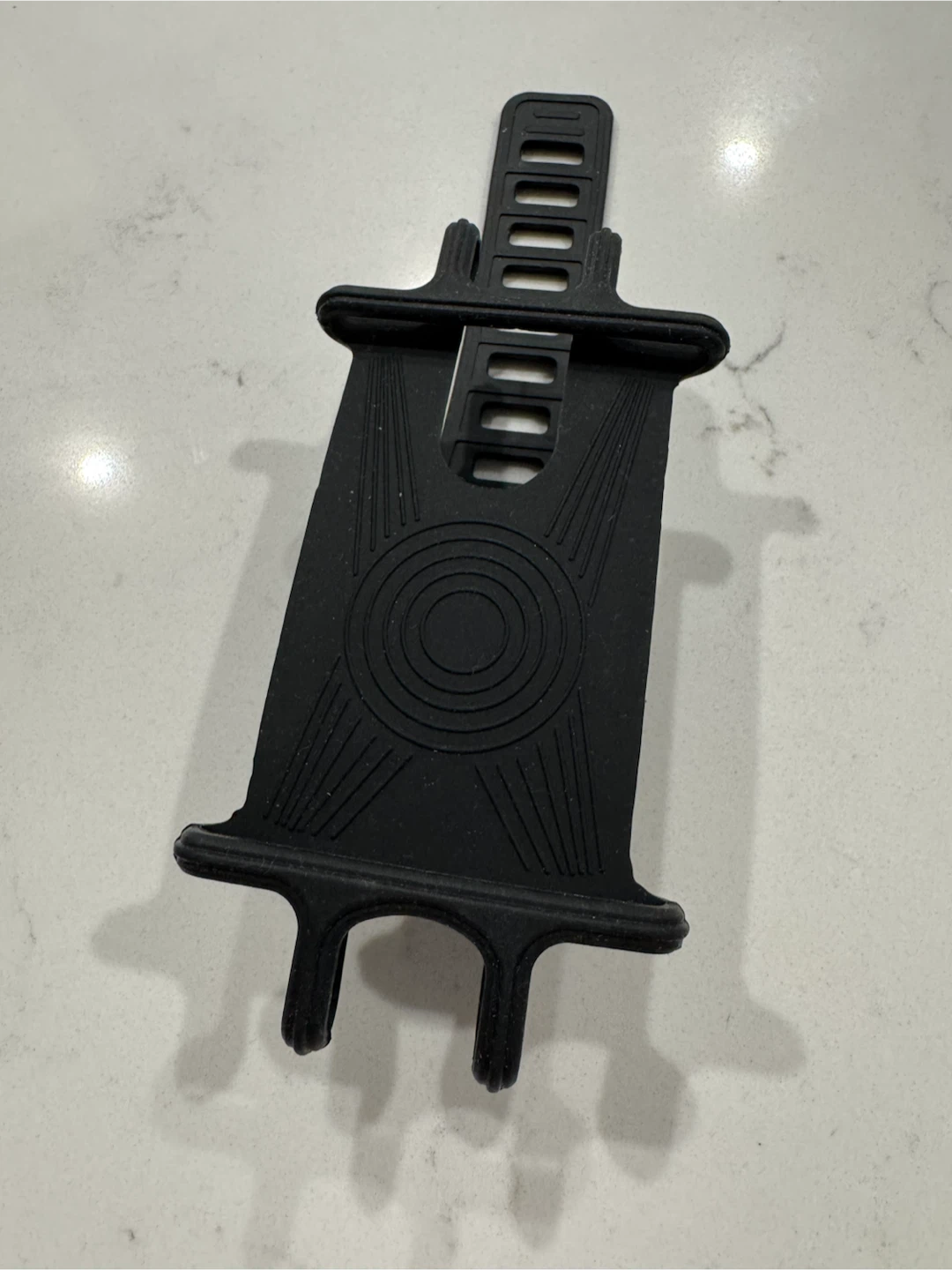 Black Silicone Bike Phone Mount 16.5 cm