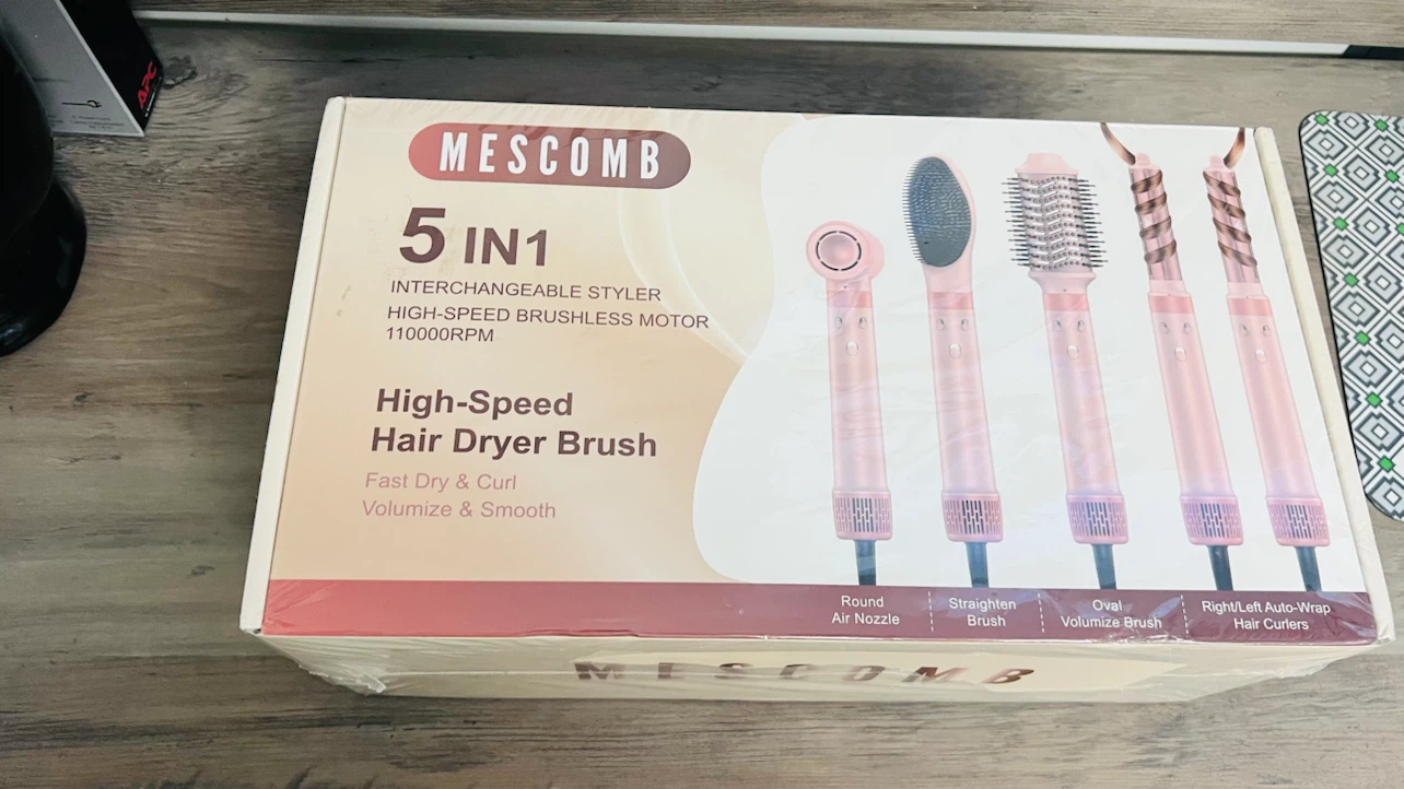 MESCOMB 5-in-1 High-Speed Hair Dryer Brush - photo 2