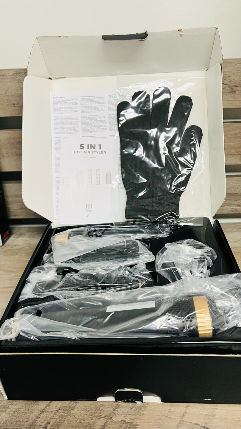 5 In 1 Hot Air Styler Styling Comb Set