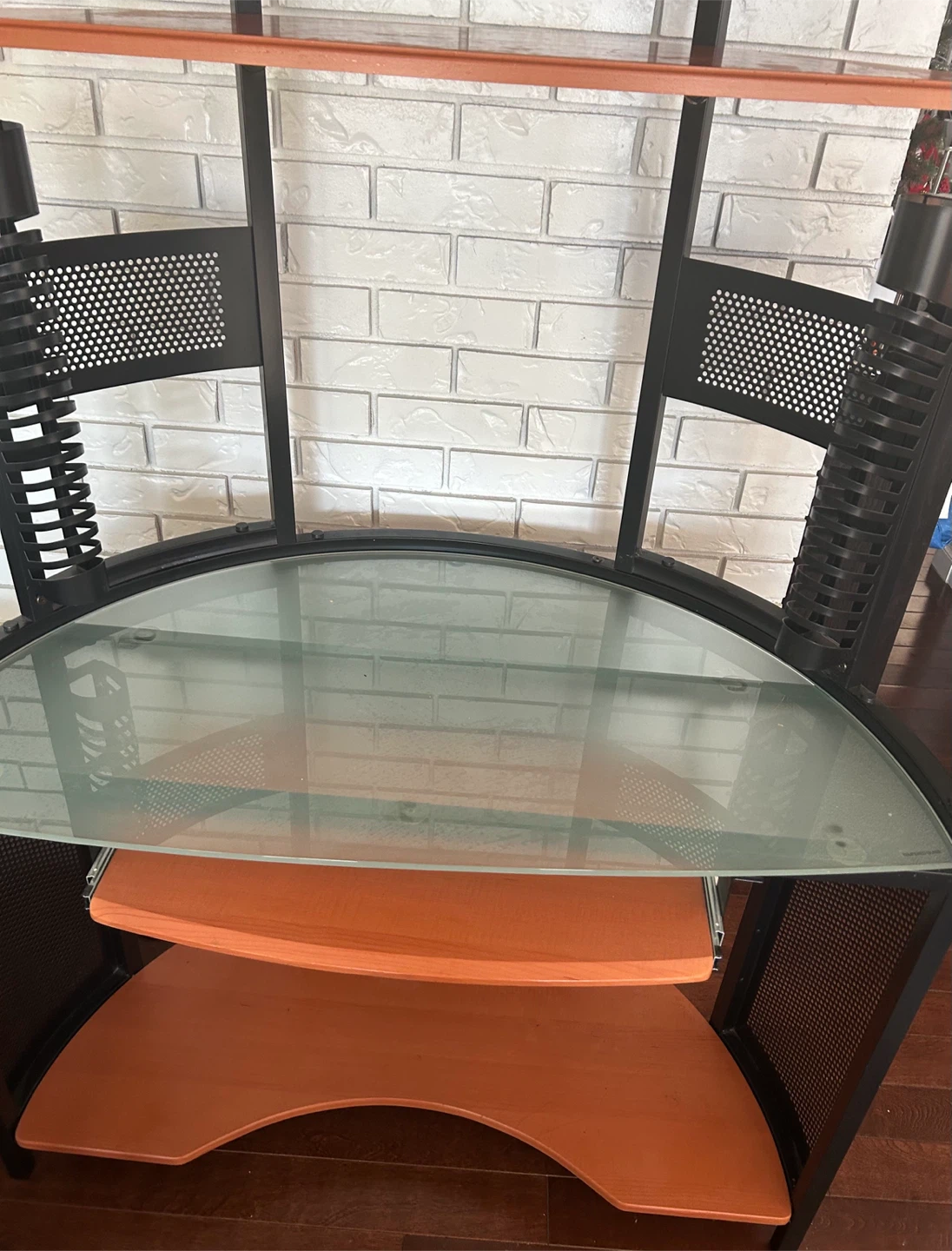 Computer Desk with Shelves - photo 2