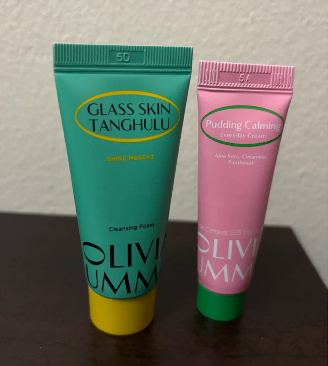 NEW-Olivia Summer Glass Skin Cleansing Foam & Pudding Cream