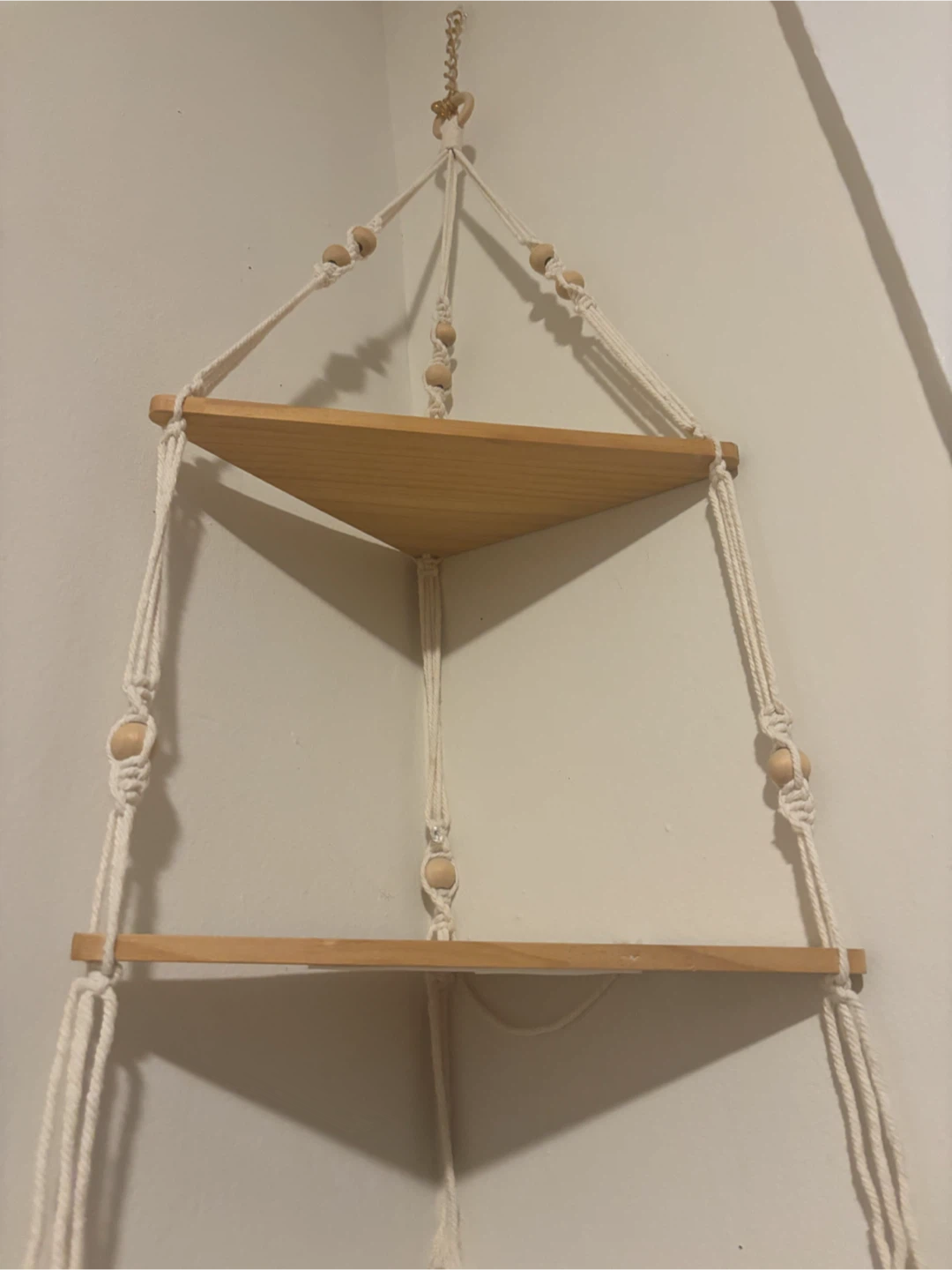 Macrame Corner Shelf - photo 2