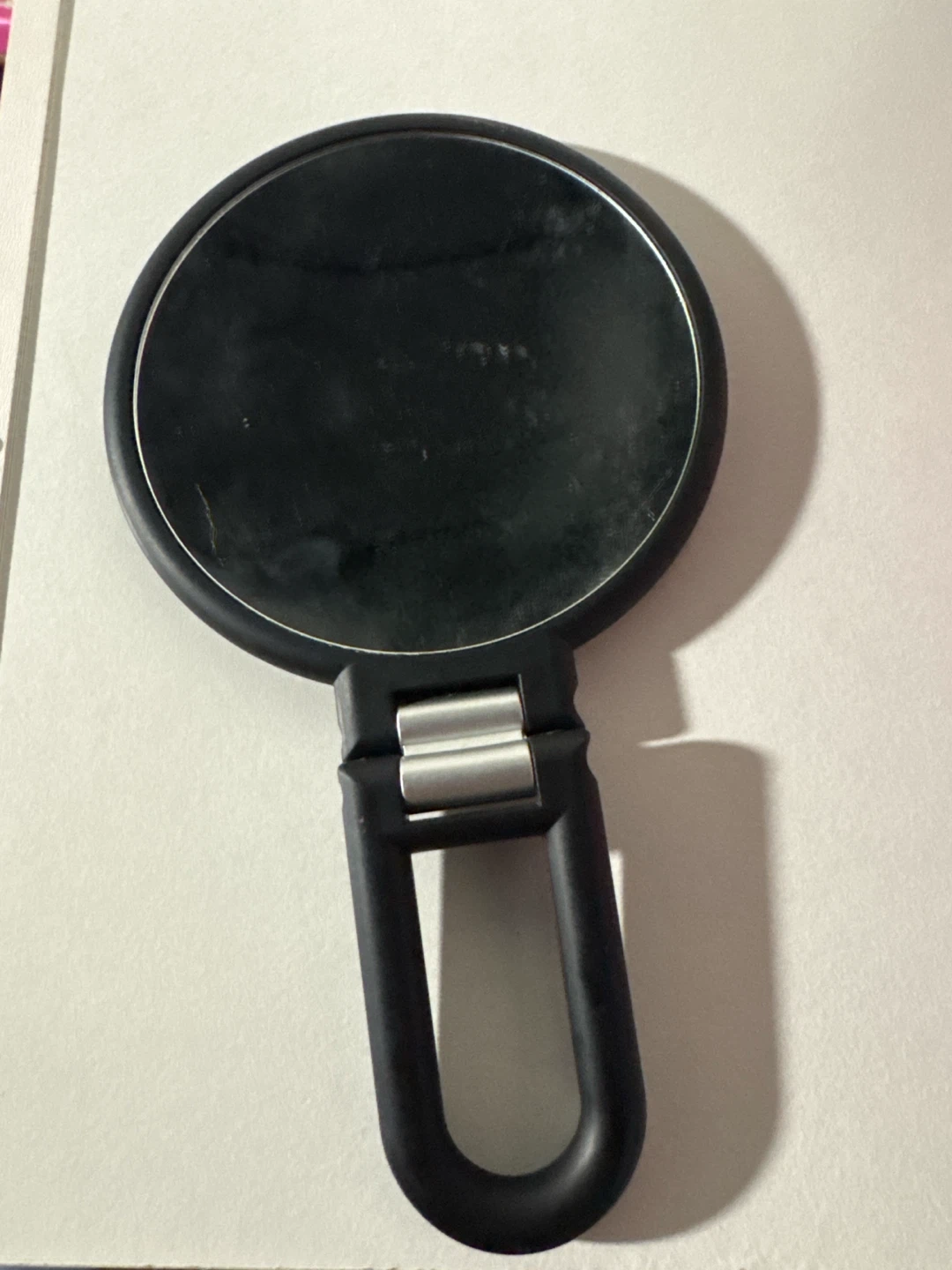 Black Compact Folding Handheld Mirror - photo 2
