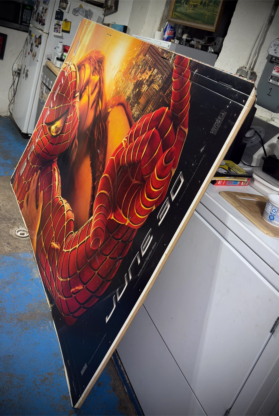 Vintage 2004 Spider-Man 2 Massive 6.5ft Wall Display - photo 2