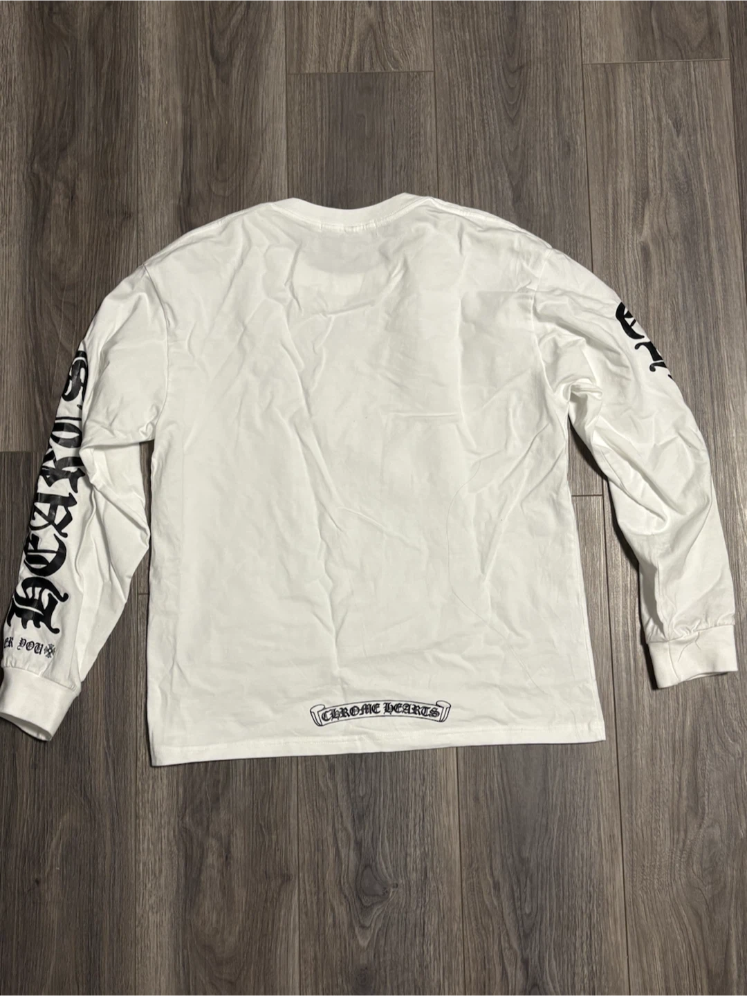White Chrome Hearts Long Sleeve T-Shirt