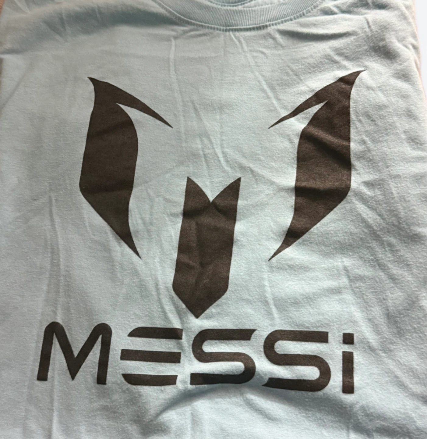 Light Blue Messi Graphic T-Shirt