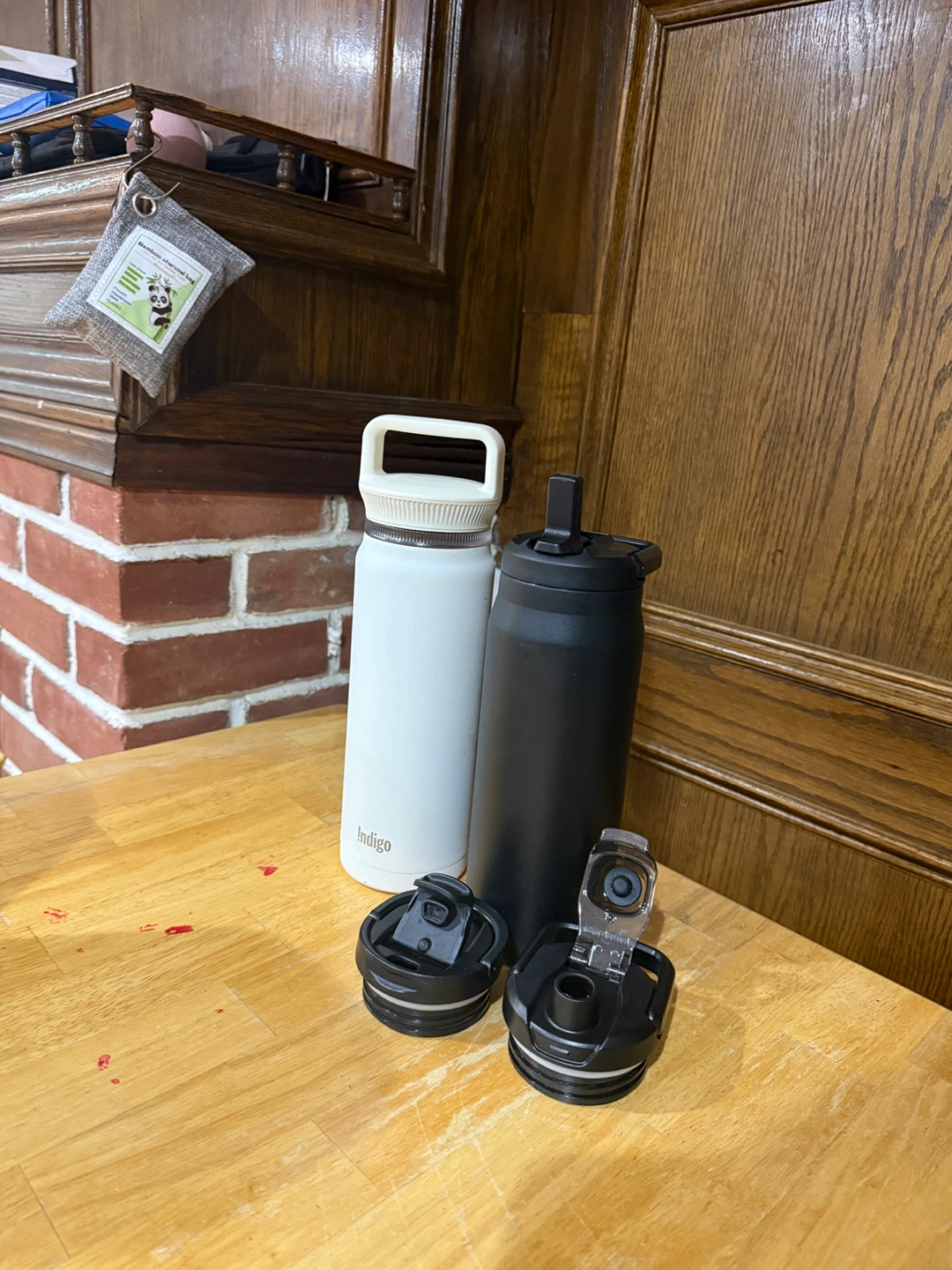 Zulu and Indigo Water Bottles with Extra Lids - photo 2